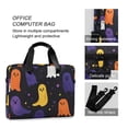 thumbnail image 4 of FORMRS 16" Laptop Bag Carrying Sleeve Case with Handle Travel Shoulder Briefcase, Halloween Colorful Ghosts, 4 of 8