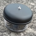 thumbnail image 5 of Universal 3.5Inch Cyclone Air Filter Snorkel Head Pre Cleaner Intake Inlet Air Flow Snorkel Ram Sand Cup,1 x air filter,Black, 5 of 5