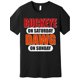 thumbnail image 1 of Buckeye On Saturday Dawg On Sunday Premium T-Shirt 664459 funny Men’s Short Sleeve Graphic T-shirt Collection black TT2, 1 of 6