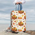 thumbnail image 7 of Hirioo Thanksgiving With Turkey for Travel Luggage Cover Suitcase Protector Fits 18-32 Inch Luggage Wheel Covers Anti-scratch Suitcase Cover (No luggage included)-Large, 7 of 7