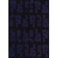 thumbnail image 1 of Ahgly Company Machine Washable Indoor Rectangle Abstract Turquoise Blue Modern Area Rugs, 5' x 7', 1 of 4