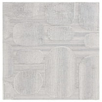 SAFAVIEH Manhattan Sylvia Geometric Area Rug, Grey, 6' x 6' Square