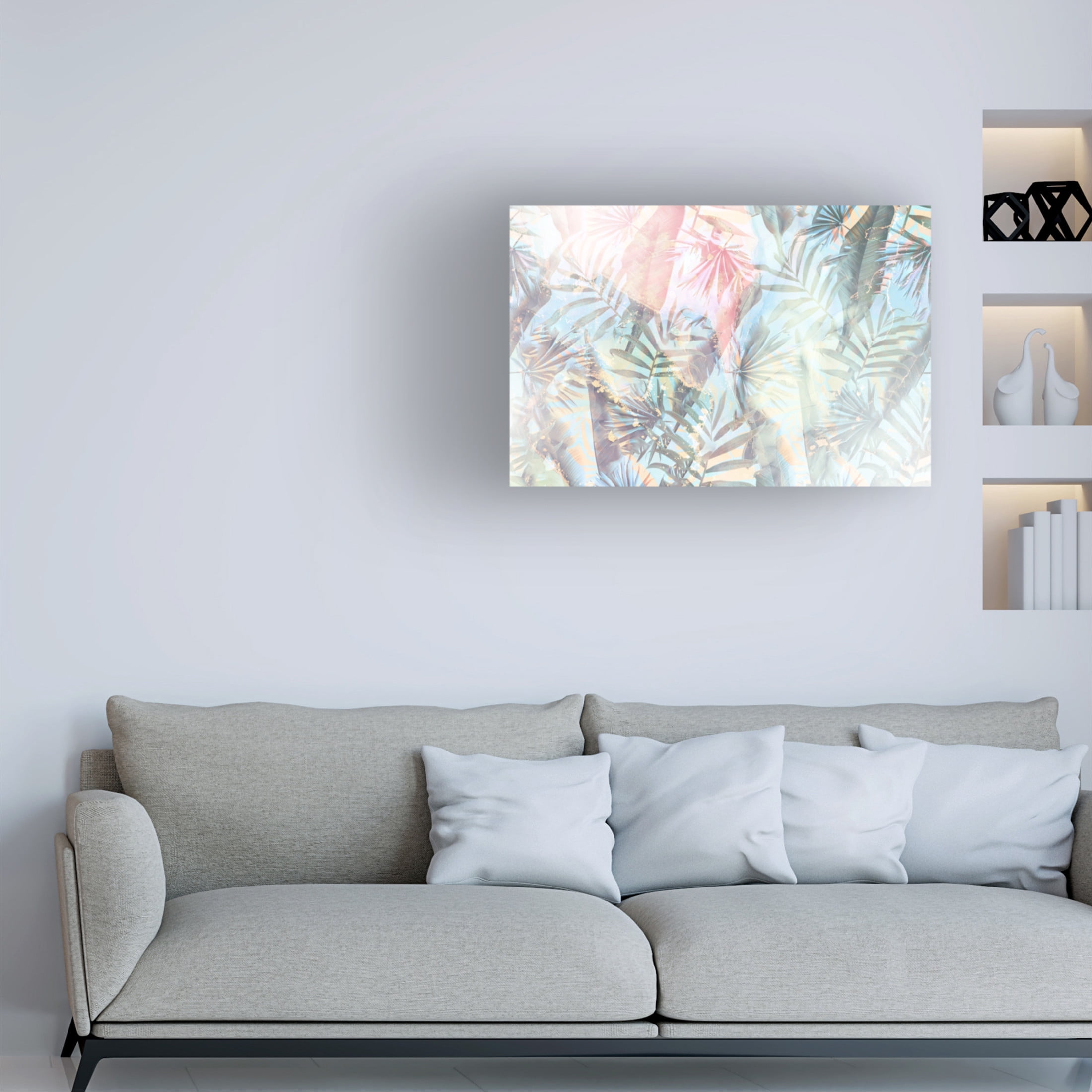 Trademark Fine Art Rafal Kulik Ombre floral Canvas Wall Art