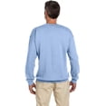 thumbnail image 3 of Hanes Chandail à Col Rond pour Adulte en Coton Ultime, TG, Bleu Pâle, 3 of 4