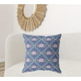 thumbnail image 3 of HomeRoots 418085 5 x 26 x 26 in. Purple & Pink Blown Seam Geometric Indoor & Outdoor Throw Pillow, 3 of 5