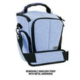 USA Gear Camera Case for Digital SLR (Blue) with Soft Cushioned