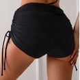 thumbnail image 2 of PEASKJP Tummy Control Bikini Bottoms Bikini Bottoms for Women Retro High Waisted Bikini Bottoms Tummy Control Swimsuit Bottoms (Black,M), 2 of 7