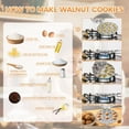thumbnail image 4 of HLONK Walnut Cookie Mold with Wood Handle 16 Holes Walnut Cookie Maker Nonstick Oreshki Mold Maker Efficient Walnut Mold Pastry Nut Cookies Maker Cookie Assorted Maker for Baking Cookies, 4 of 10