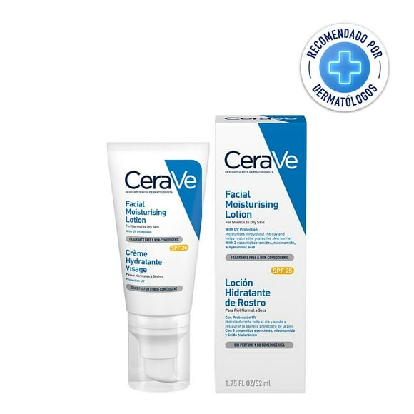 Loción Hidratante Rostro FPS 25 CeraVe 52ml