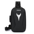 thumbnail image 1 of Tonnylam Ciclismo Motocicleta Cáscara Dura Deportes Hombres Bolsa De Pecho Bolsa De Mensajero Multifuncional Bolsa De Motocicleta Bolsa Antirrobo Bolsa De Hombro, 1 of 7