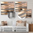 thumbnail image 4 of Designart "Contemporary Forms Gold and Pink II" Abstract Metal Wall Art Prints, 4 of 5
