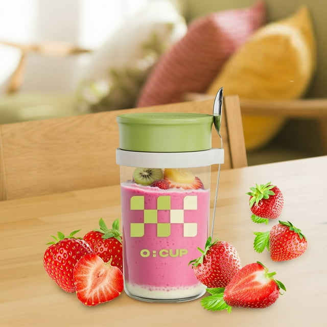 Tasse 500ml avec Couvercle et Cuillère Contenant PP pour Restaurant Cuisine Rangement Alimentaire Durable Réutilisable Préparation de Repas Bol Tasses en Vrac 12 Tasses en Verre&Bouteille Céramique et Ensemble de Tasses Tasses pour Femmes Tasses à Café Mur Floral