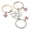 B, variant on ,4-Piece Stainless Steel Split-Heart Puzzle Keychain Set – Engraved Family Matching Key Rings for Mom and Sisters, Ideal Sisters Gifts From Sister