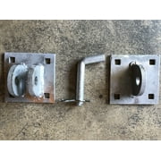 Male and Female T Hot Dipped Galvanized Dock Hardware With Connecting Pin Set