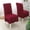 Wine Red, variant on Solid Color Chair Covers, Stretch Chair Slipcover with Skirt Chair Covers, All Season Universal Dust-proof Chair Covers, for Hotel Ceremony Banquet Wedding Party