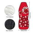thumbnail image 6 of Binienty Ladybug Car Seat Covers 2 PC Stretchy Bucket Seat Cover Universal Automotive Accessories Front Seats Cover Protector Fit for Car Truck SUV Van, 6 of 8