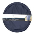 Mainstays Navy Polyester Spiral Popup Laundry Hamper with Zipper Lid
