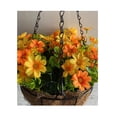 thumbnail image 2 of Youkk Fleurs Artificielles Réalistes Décoration de Jardin Incontournable Paniers Suspendus Fleurs Artificielles Panier Suspendu Fleurs Rouges U3-3, 2 of 6