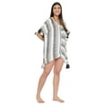 thumbnail image 2 of Women’s Rayon Beach Cover-Up with Tassels Bathing Swimsuit Cover up Loose Sundress for Summer Holidays, 2 of 6