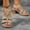 Beige, variant on ATENAR Womens Sandals Summer Beach Women Sandals Fashion Shoes Women Khaki 7