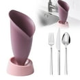 thumbnail image 1 of Rack Storage Organizer for Kitchen with and Chopstick Holder Compact ABS Cage for Utensils and Spoon Drying Practical Dishware Accessory for Everyday Use, 1 of 5