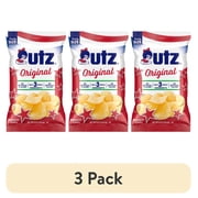 (3 pack) Utz Original Potato Chips, Gluten-Free, 8 oz Family Size Bag