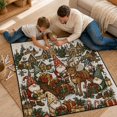 thumbnail image 4 of Christmas DIY Coloring Throw Blanket, Winter Holiday Decorative Soft Warm Cozy Blanket for Couch Sofa Bed, 4 of 5
