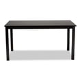 thumbnail image 2 of Bowery Hill Contemporary Chocolate Finished Rectangular Wood Dining Table, 2 of 6