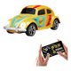 thumbnail image 1 of Carro De Juguete Control Remoto Escala 1:64 Vocho Escarabajo Color Amarillo., 1 of 5