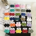 thumbnail image 2 of HOOUN Fashion Candy Color Earrings Jewelry Frosted Spray Paint Women Ear Studs -Light Blue, 2 of 9