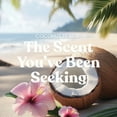thumbnail image 2 of Yankee Candle Medium Pillar Scented Candle, Coconut Beach, 14.25 oz (2-Pack), 2 of 8