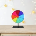 thumbnail image 2 of Roue de Prix Effaçable à Sec pour Fêtes et Jeux Toupie de Table pour Activités en Classe Toupie de Jeu Portable Réutilisable, 2 of 9