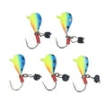thumbnail image 1 of Plantillas de pesca en hielo de invierno, 5 uds. Anzuelos de pesca en hielo Señuelos de pesca en hielo Plantillas de pesca en hielo Tecnología avanzada, 1 of 8