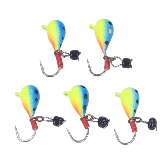 Plantillas de pesca en hielo de invierno, 5 uds. Anzuelos de pesca en hielo Señuelos de pesca en hielo Plantillas de pesca en hielo Tecnología avanzada