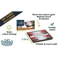 thumbnail image 2 of WE Games Foldable Magnetic Travel Backgammon Set - 8 in., 2 of 7