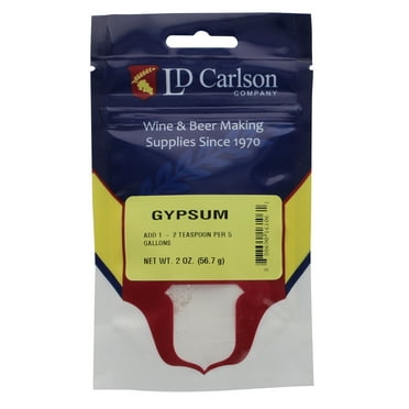 Calcium Sulfate Gypsum 2 oz. for Home Brew