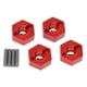 thumbnail image 1 of Adaptador de de transmisión hexagonal de rueda 1: mm Piezas de repuesto de actualización Modificación de ensamblaje de automóvil RC s de rojo Macarena Acoplamiento universal, 1 of 8