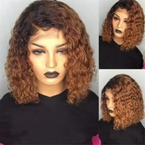 QIPOPIQ Clearance Wigs Wigs Sexy Short Women Natural Wavy Curly Synthetic Wig Fsahion Parting Wigs Roll
