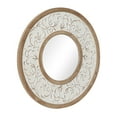 thumbnail image 5 of DecMode 32"W, 32"H Round Wall Mirror, White, 5 of 8