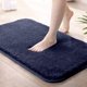 thumbnail image 1 of ZHAOCHENG Alfombrilla de baño extra gruesa antideslizante de microfibra absorbente para ducha, lavable a máquina (azul marino, 60 x 90 cm), 1 of 4