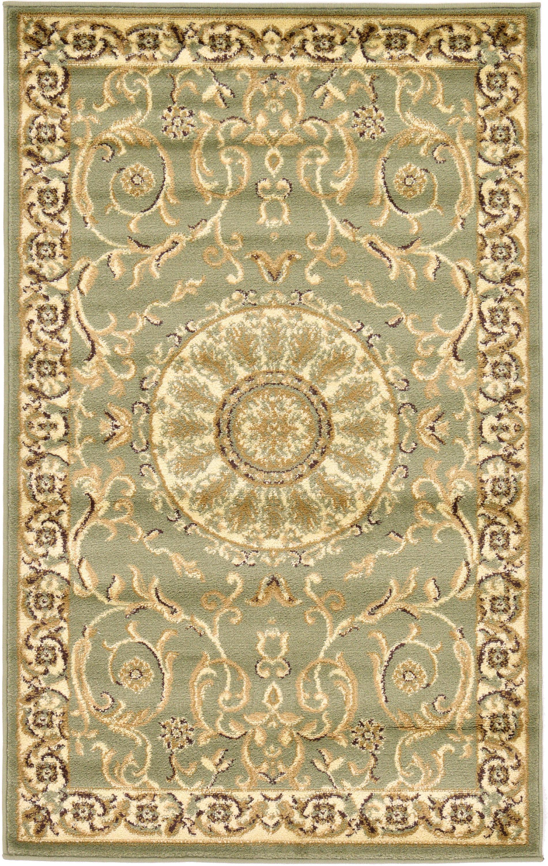 Unique Loom Napoleon Versailles Vintage Floral Area Rug or Runner