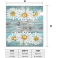 thumbnail image 6 of Rustic Summer Daisy Mailbox Covers, Spring 21x18 Inch Teal Old Wood Board Magnetic Mailbox Covers, Standard Size Mailbox Wrap Post Letter Box Cover Mailbox Post Cover for Garden Yard Decor, 6 of 6