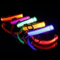 thumbnail image 4 of BadPiggies LED Dog Collar Pet Collar Rechargeable USB Reflective Adjustable Safety Flashing Luminous Leashes Light Up Night For Small Medium Large Dogs, 4 of 9