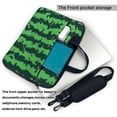 thumbnail image 2 of Lsque Green Stripes Of Watermelon Pattern Laptop Bag – Portable & Slim Single-Shoulder Computer Case with Adjustable Strap, Protective, Lightweight for 13”/14”/15.6” Laptops, 2 of 8