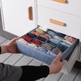 thumbnail image 4 of Organizador de calcetines, caja de almacenamiento de ropa interior, cajón de armario, corbatas, armario, separador de ropa, 4 of 4