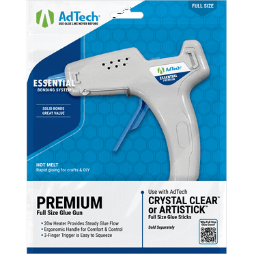 AdTech Premium Full Size High Temp Glue Gun 40 Watt Heater High Output Nozzle