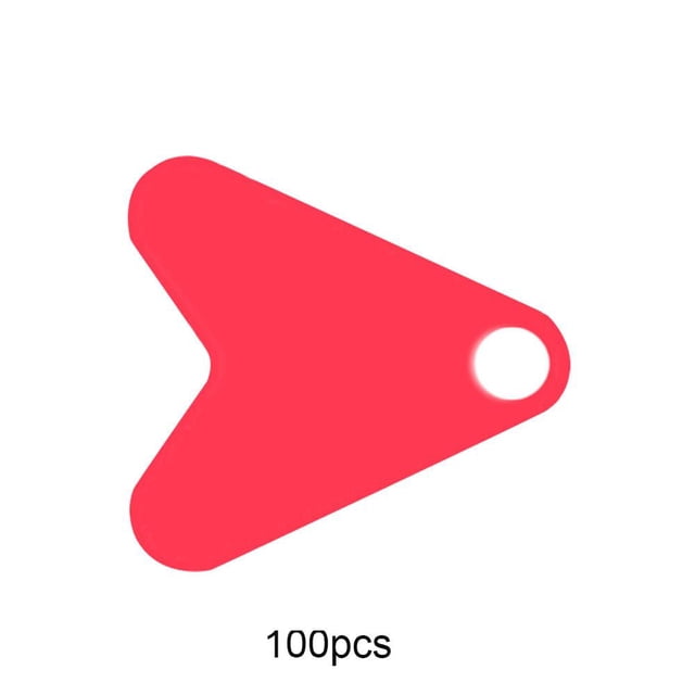 100 Uds cola de pez de plástico para cuchara señuelos de pesca lentejuelas de corazón rojo (22mm) Ndcxsfigh Para Estrenar