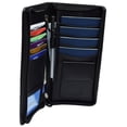 Travel Leather ZipAround Multiple Family Passport Holder Document