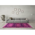 thumbnail image 3 of Ahgly Company Indoor Round Persian Pink Traditional Area Rugs, 7' Round, 3 of 4