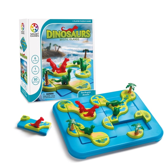 Juego de mesa SmartGames Dinosaurs: Mystic Islands para mayores de 6 años